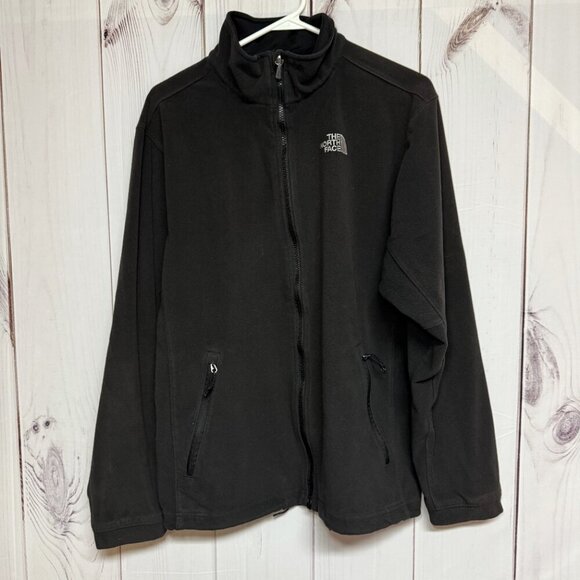 The North Face Other - The North Face Full-Zip Fleece Jacket Men’s Large Black Zip Pockets GUC